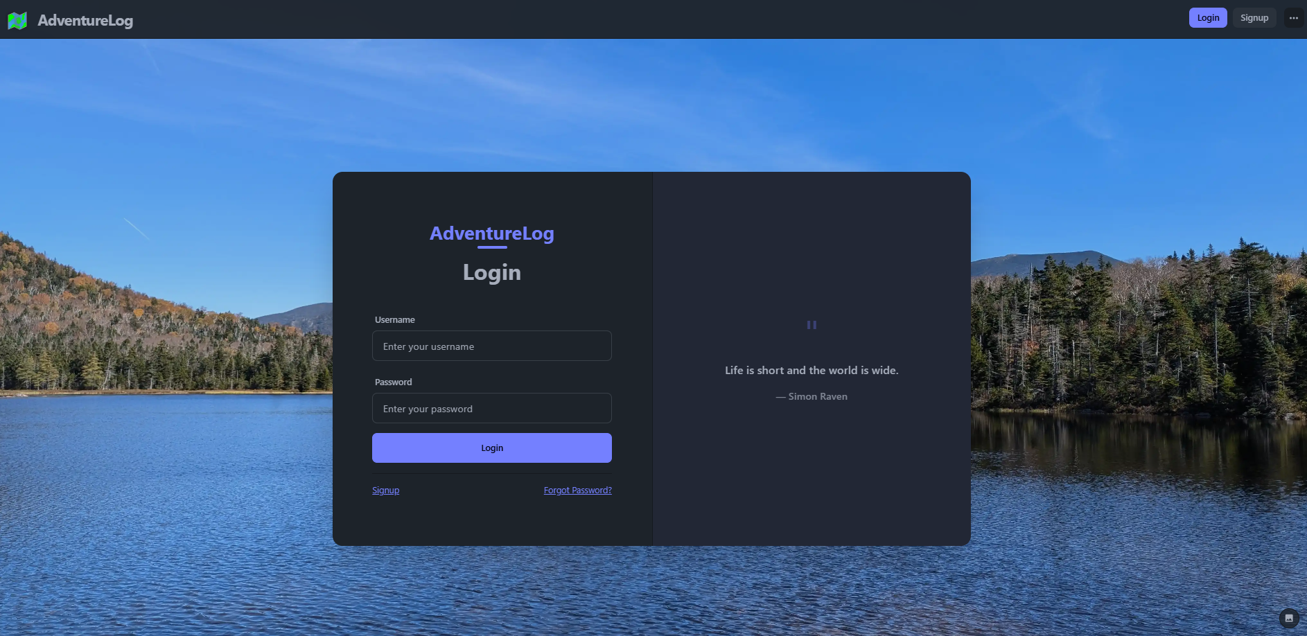 đ Adventure Log: Implementation