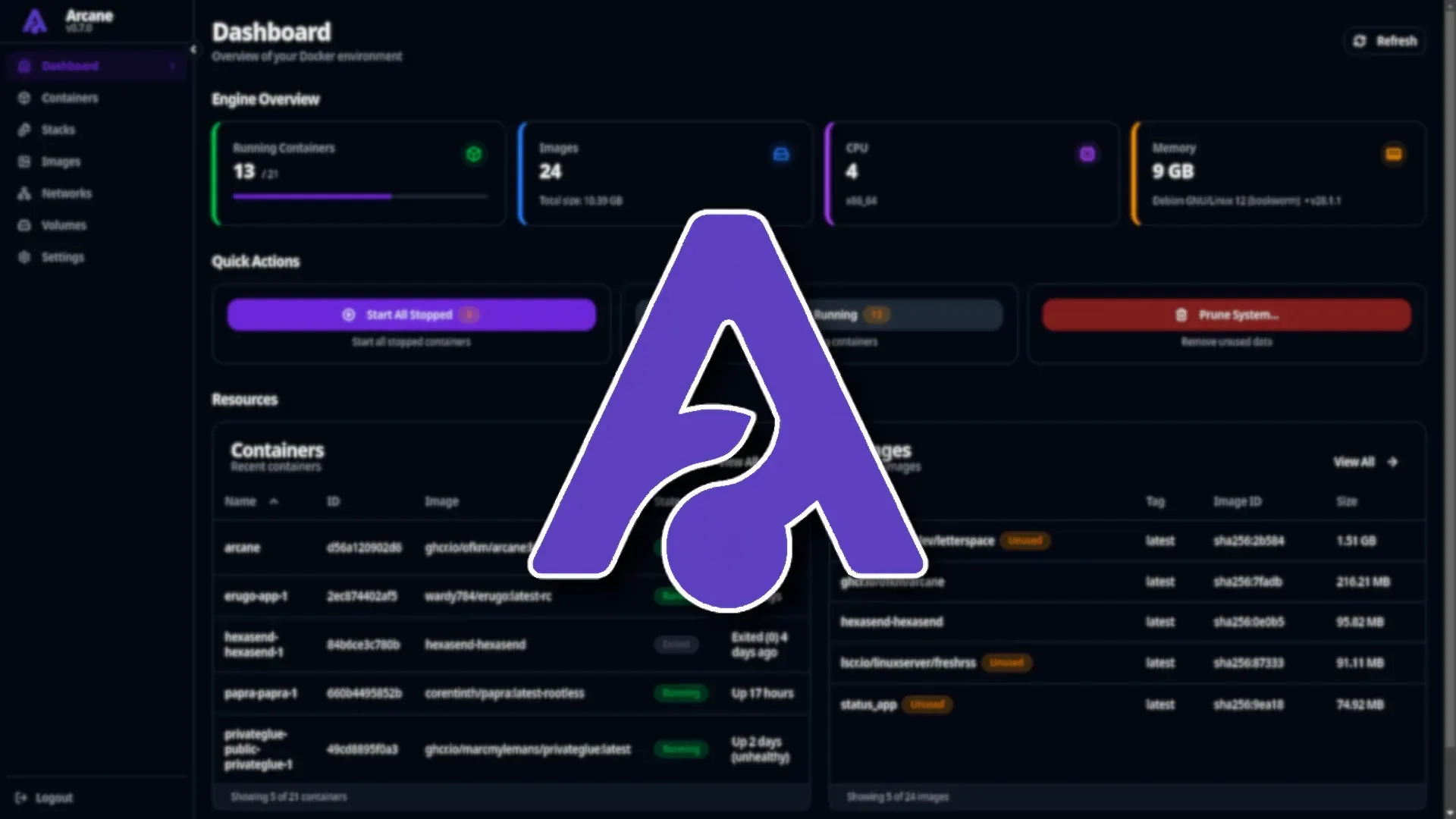 Arcane - Docker management