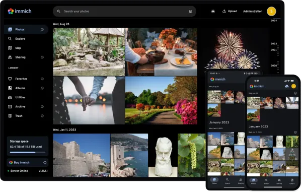 Immich Photo Server